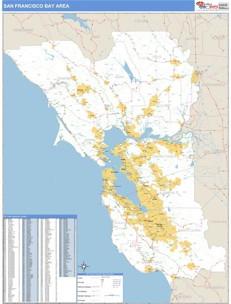 Training and Certification Options for MAP Map of California Bay Area